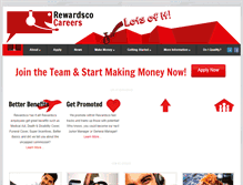 Tablet Screenshot of careers.rewardsco.com